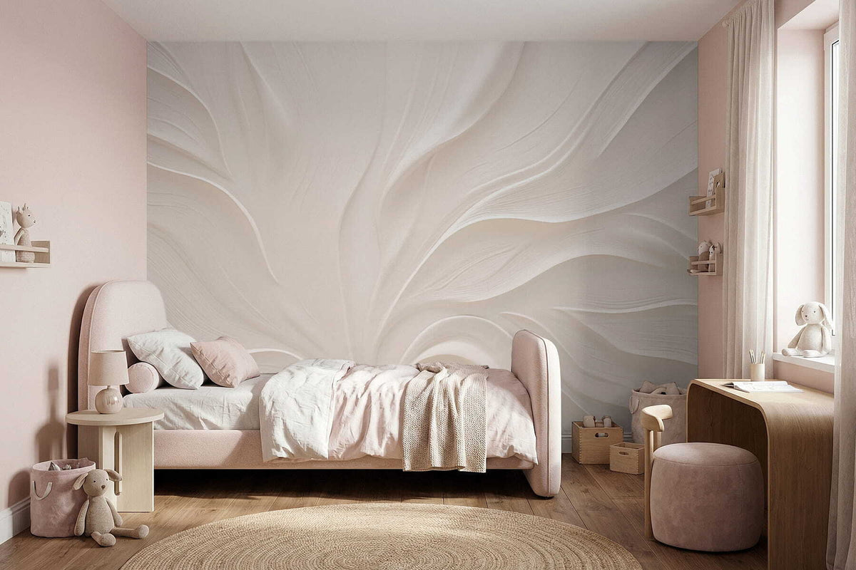 Papier peint Courbes de feuilles