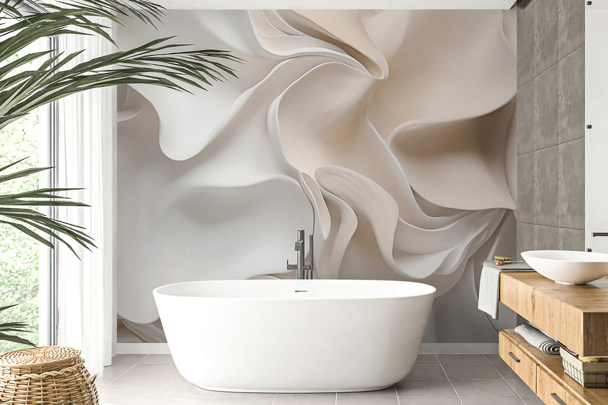 Papier peint Vagues soyeuses