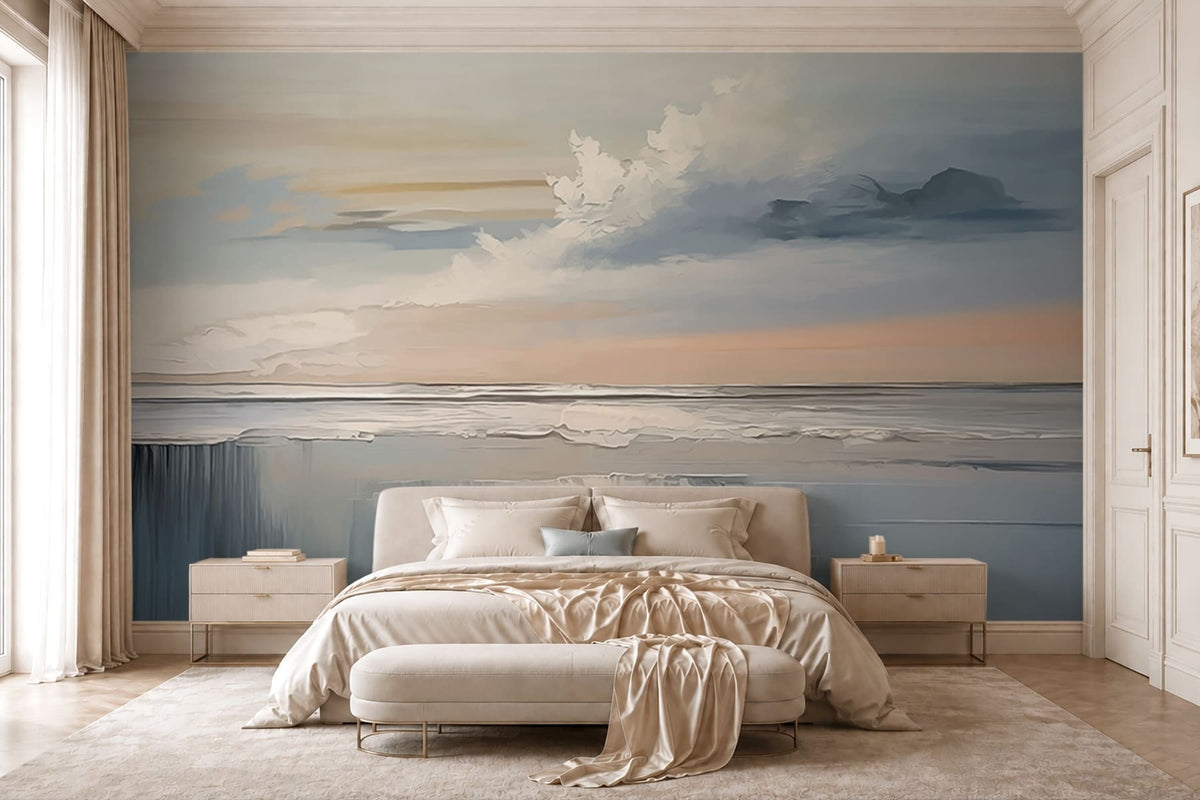 Papier peint Ciel pêche sur la mer