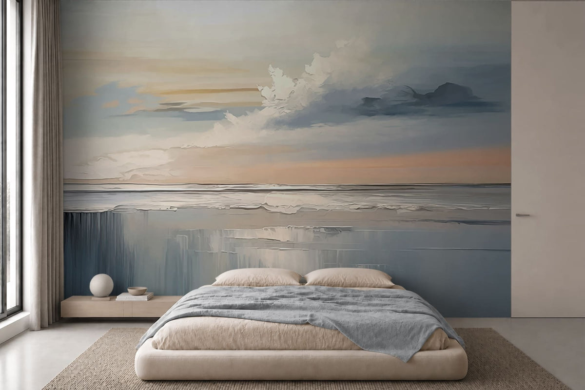 Papier peint Ciel pêche sur la mer