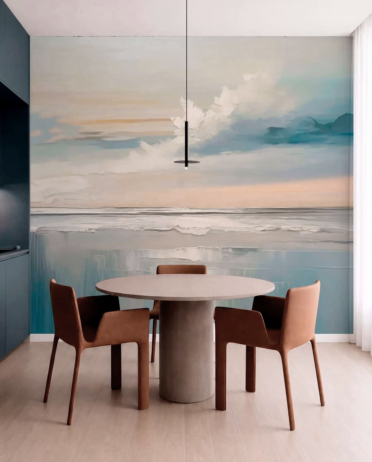 Papier peint Ciel pêche sur la mer