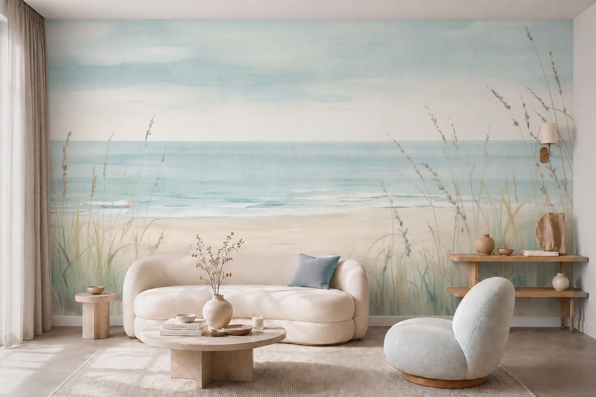 Papier peint Rivage en pastel