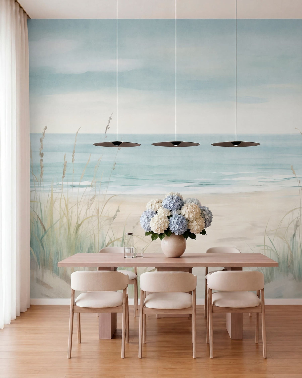 Papier peint Rivage en pastel