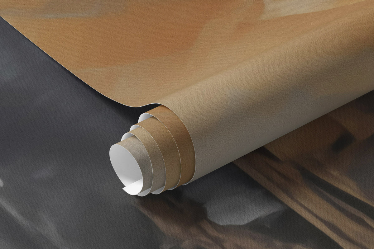Papier peint Montagnes ocre