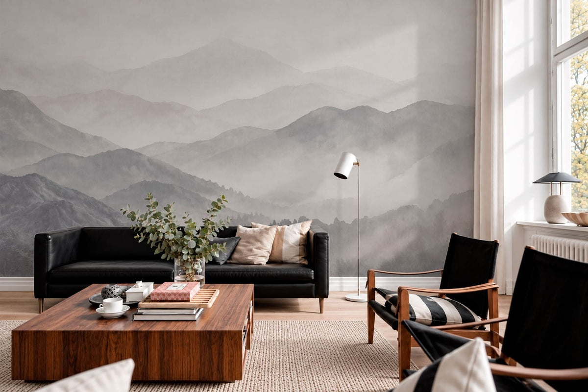 Papier peint Montagnes en strates