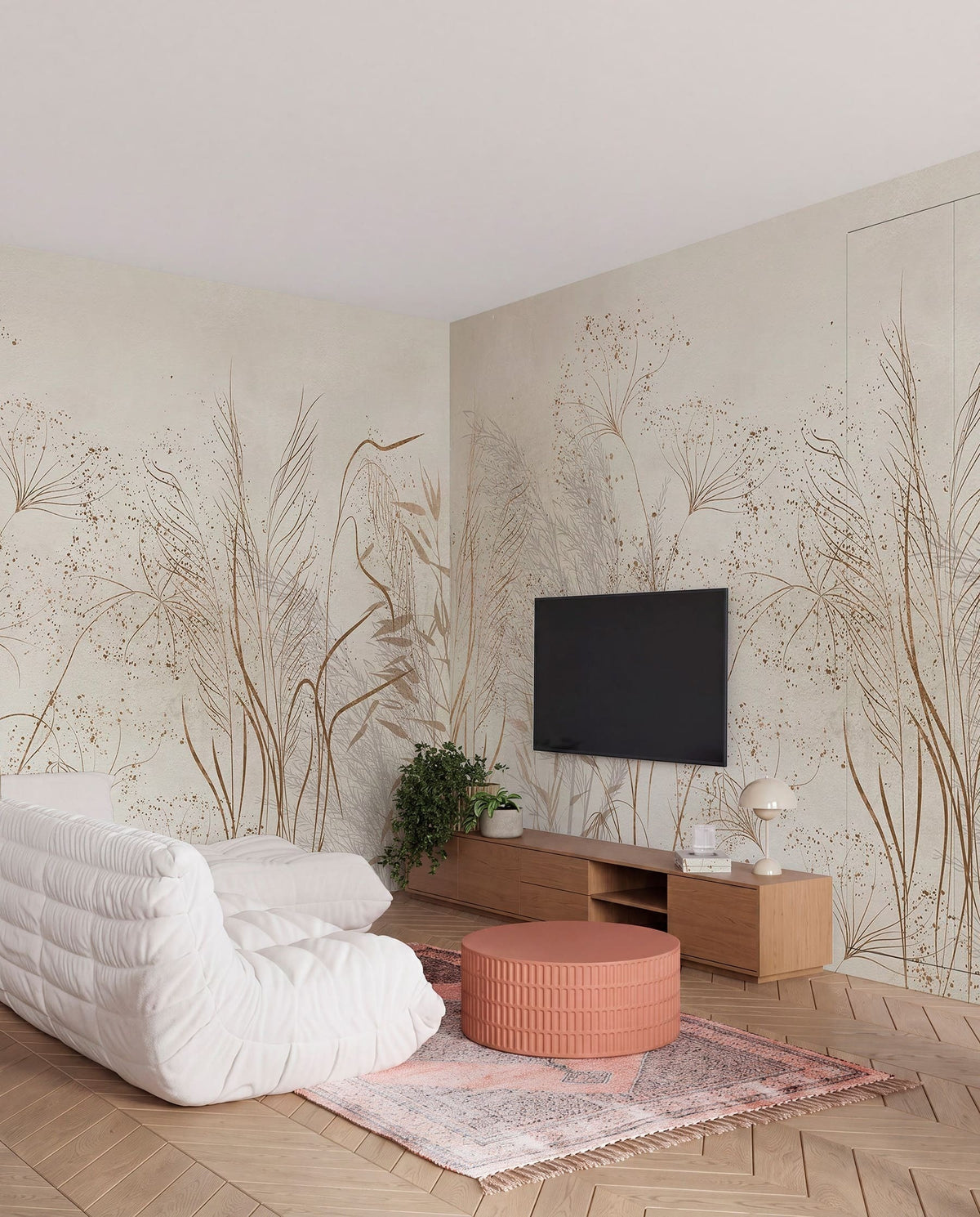 Papier peint Contours botaniques