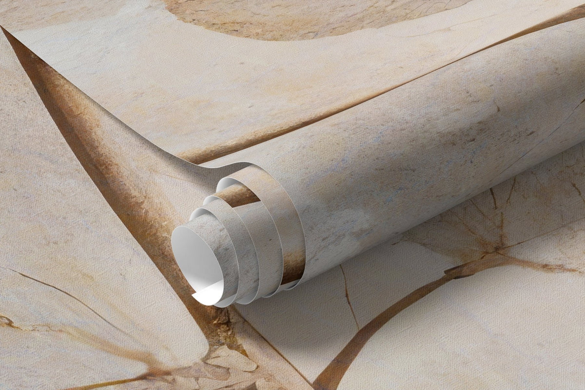 Papier peint Filigrane de feuilles