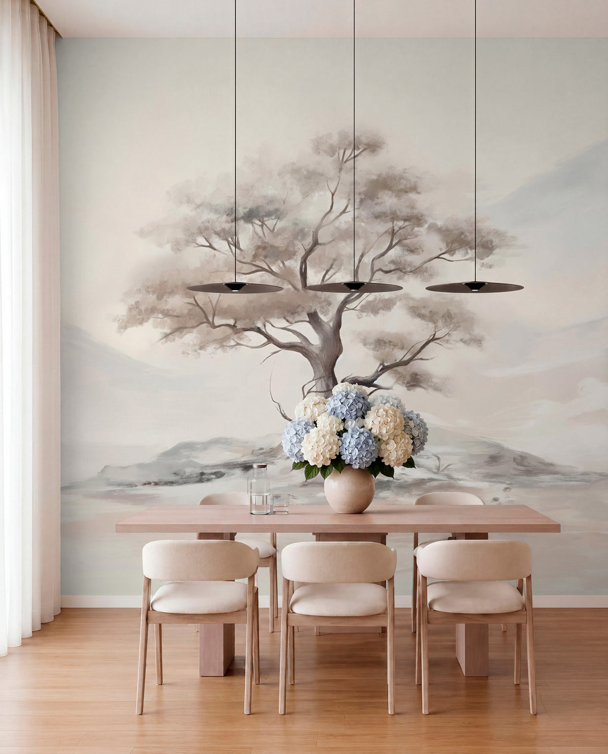Papier peint Arbre solitaire