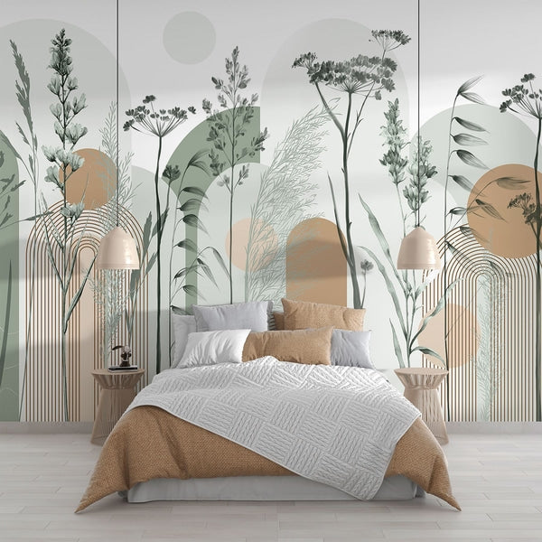 Papier peint Arches botaniques