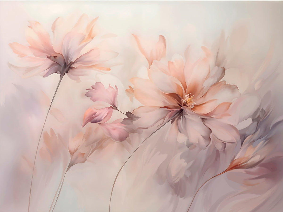 Papier peint Fleurs dans la brise