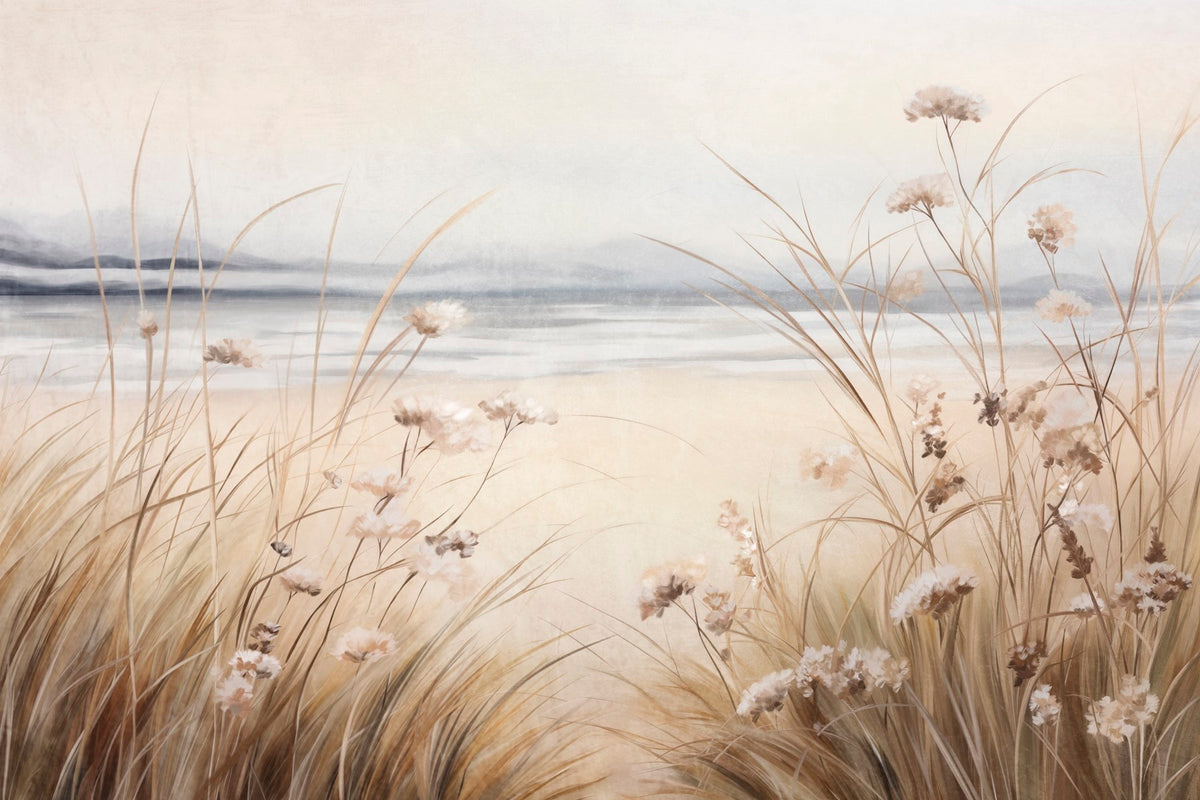 Papier peint Fleurs sauvages du rivage
