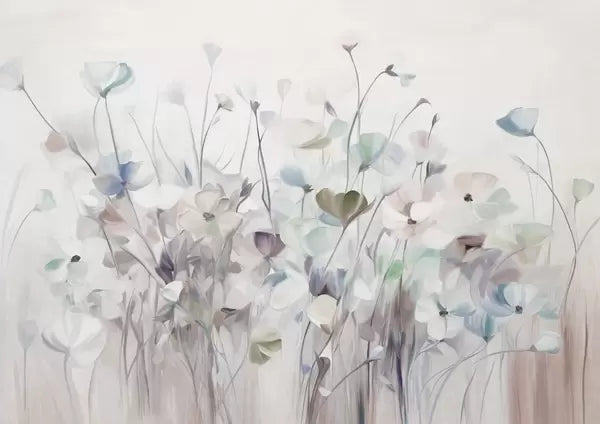 Papier peint Étude de fleurs sauvages
