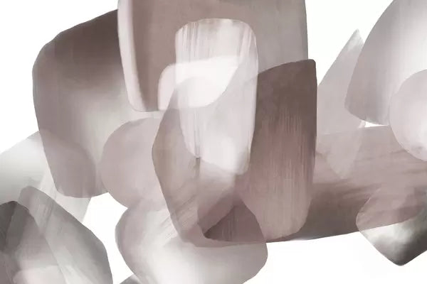 Papier peint Formes olive superposées