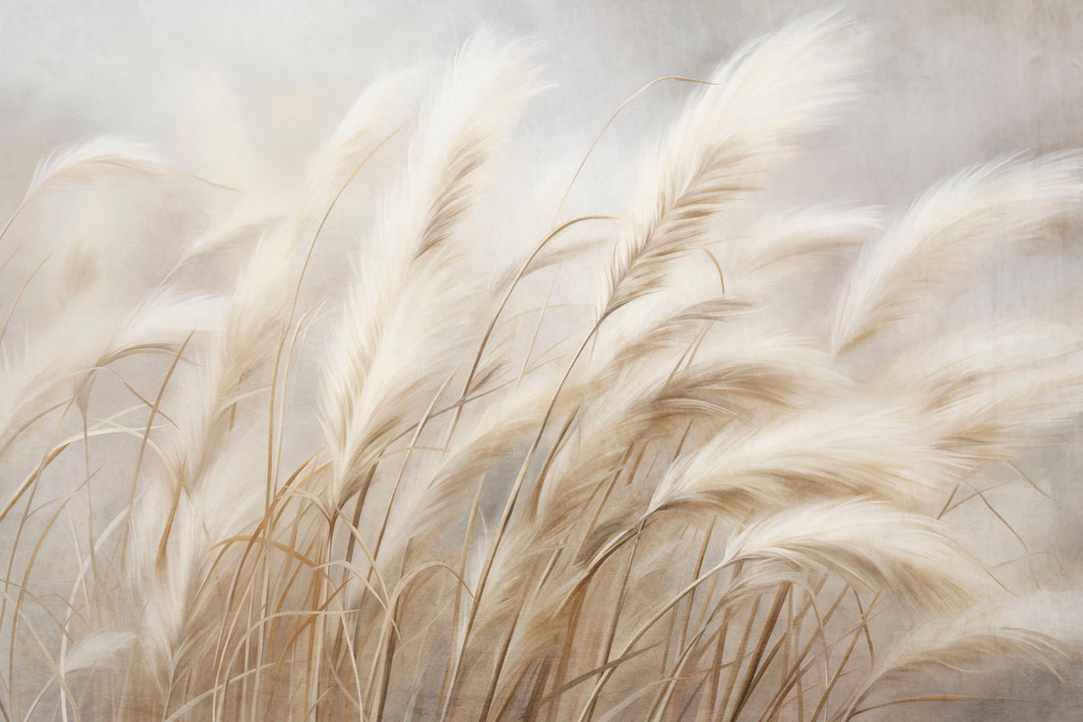 Papier peint Pampas dans la brise