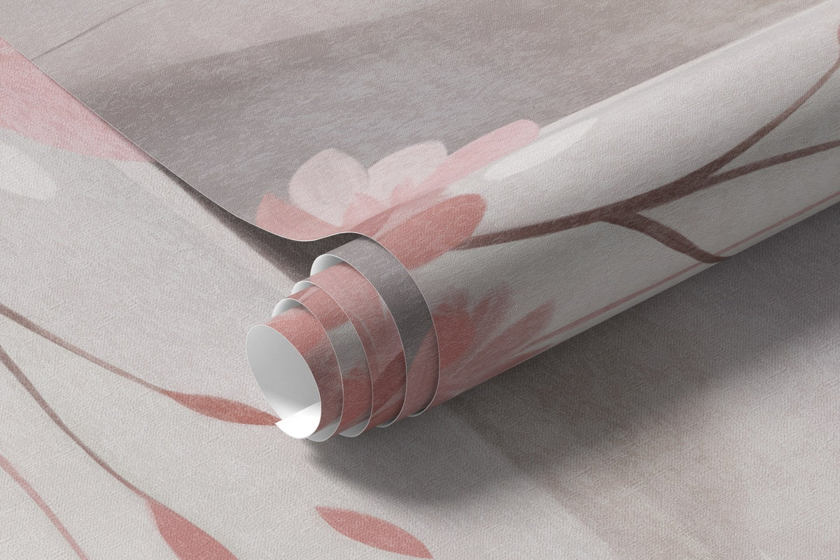 Papier peint Floraison au bord du lac