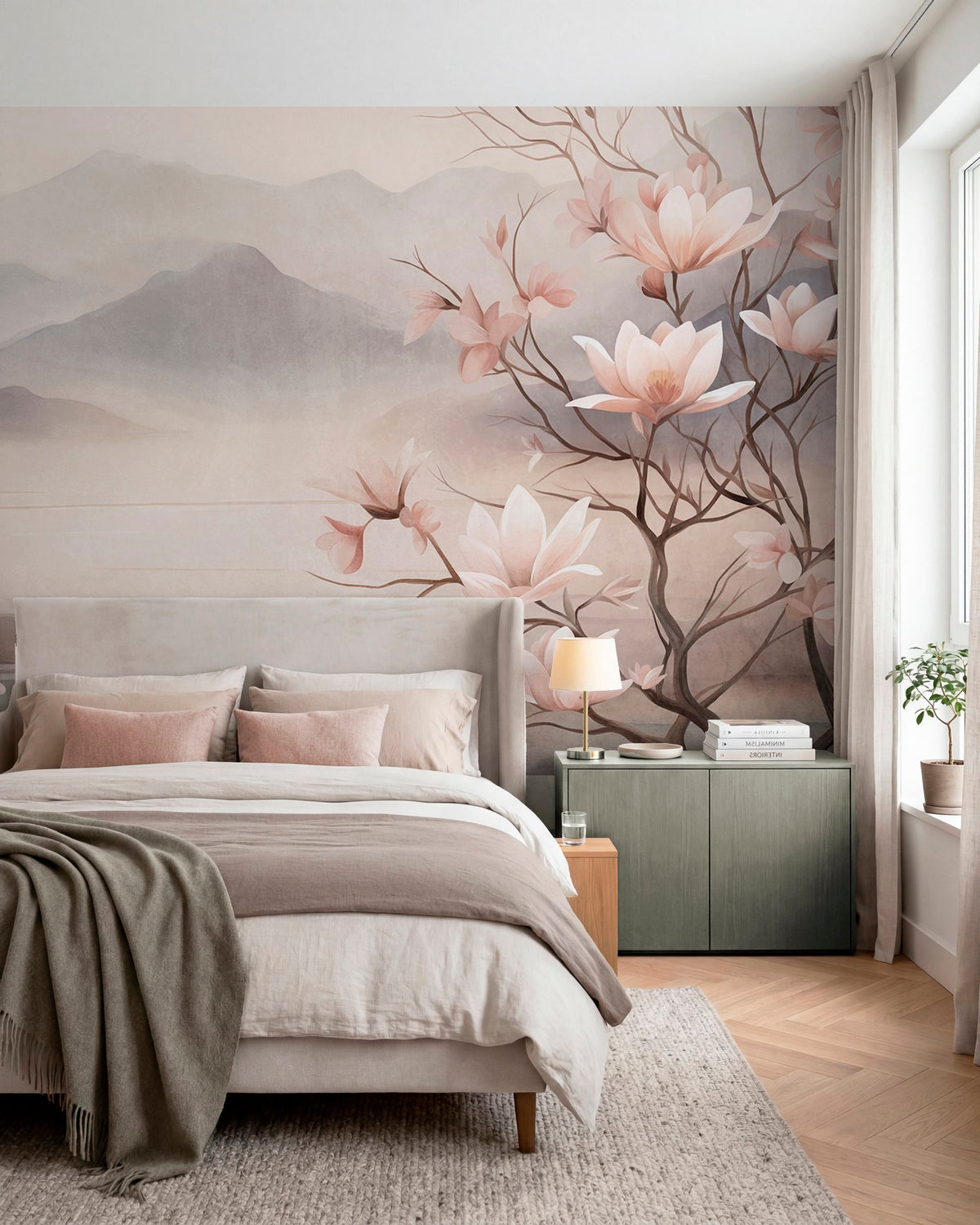 Papier peint Magnolias des montagnes